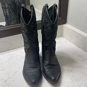 Texas Black Cowboy Boots